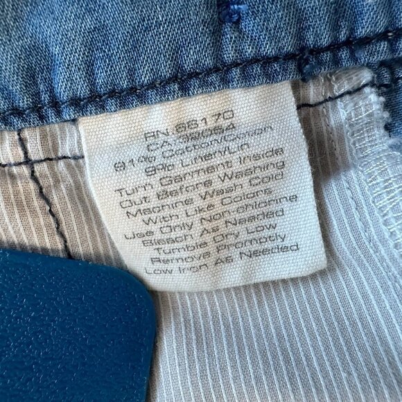 Anthropologie Hei Hei Cropped Drawstring Denim Jeans Womens 0 - Picture 8 of 8